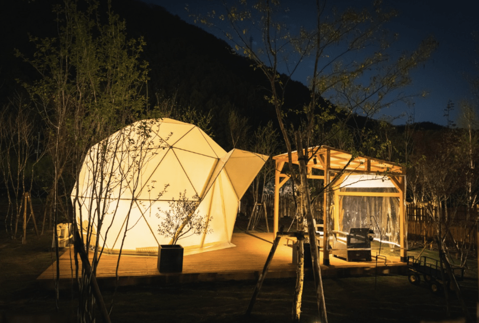 ミニグランピングテント