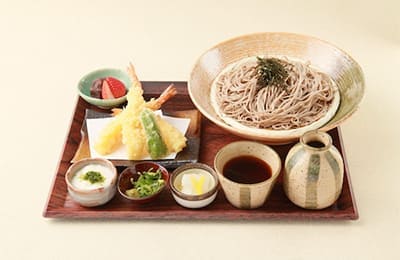 海老天ざるそば